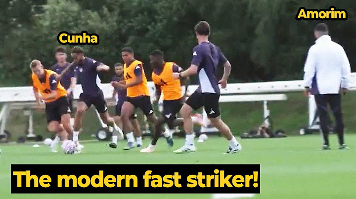 Amorim's shocked reaction to Matheus Cunha carrying the ball before passing for a easy goal