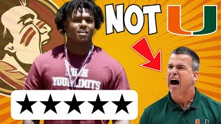 Armondo Blount FLIPS from Miami Hurricanes to FSU Football | FSU Recruiting | 5-Star Recruit