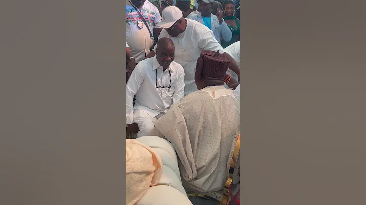 Arrival of K1 De Ultimate and greeting of the royal fathers at Oniba Ekun’s Daughters wedding