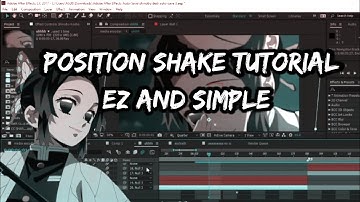 Smooth Position Shake tutorial After effect +Free project file