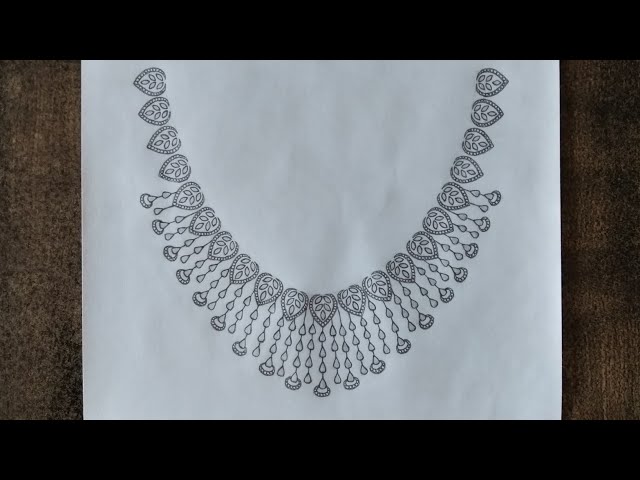 Diamond necklace | Simple jewellery designs, Jewellery design sketches, Diy  fashion jewelry