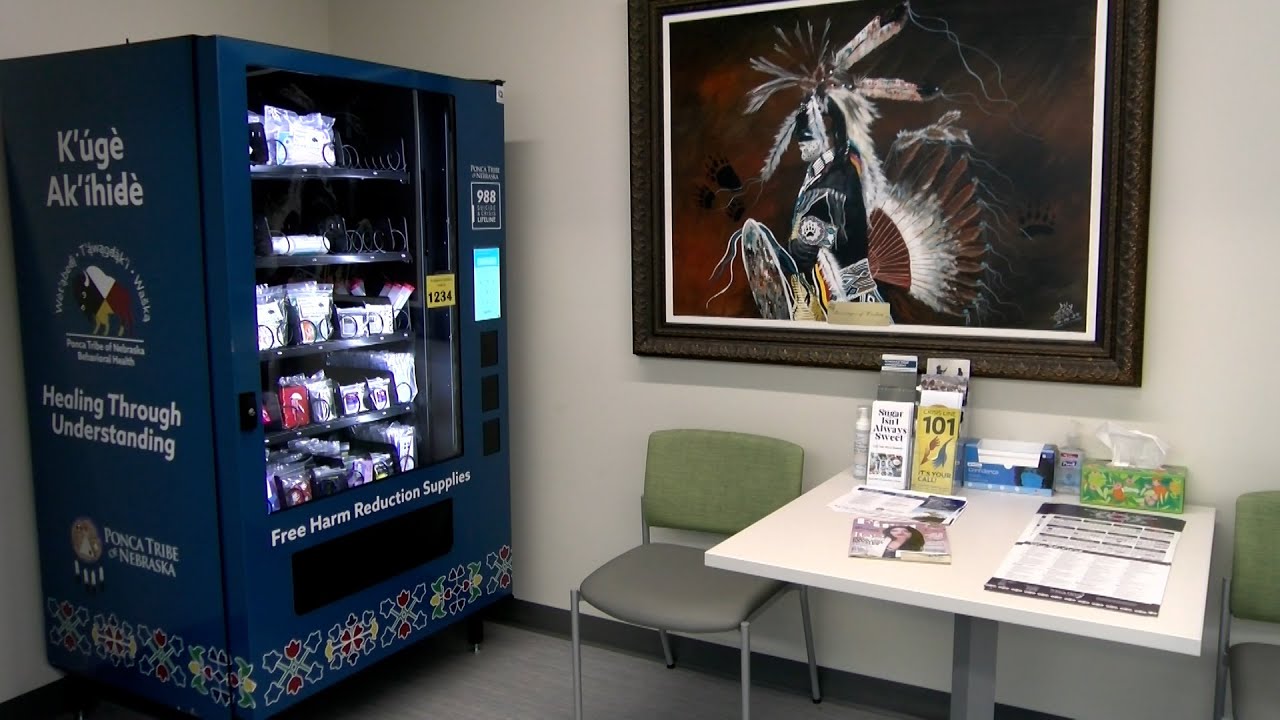 ‘Saving lives’: Ponca Tribe of Nebraska installs vending machines with free Narcan