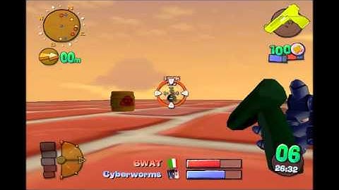 Worms 4 Mod 2015 #27 Bunker Map + Destruction Bunker (Not Mode)