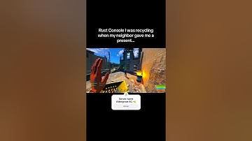 Rust Console I have the best neighbor ever…#shorts #rust #rustconsole