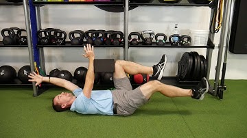 Deadbug   Opposites w Yoga Block Squeeze