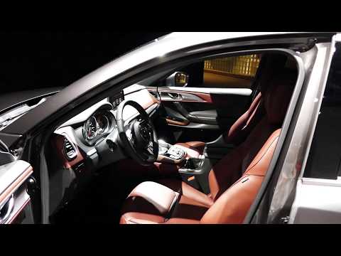 New 2018 Mazda CX-9 SUV - Interior Tour - 2017 LA Auto Show, Los Angeles CA
