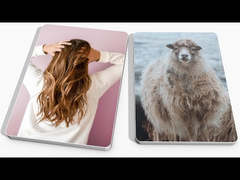 Видео: Разница между волосами человека и животных