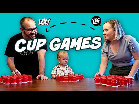 3 Cup Games For Kids That ALL AGES Will Enjoy | Play at Home With Your Family