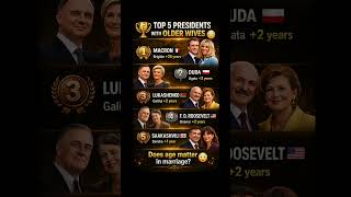 Presidential Couples With Unexpected Age Differences 😨