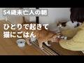 【54歳おひとりさま】団地暮らしのモーニングルーティン