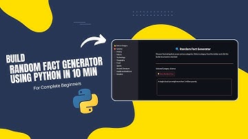 Build a Random Fact Generator Project in 10 minutes | Beginner