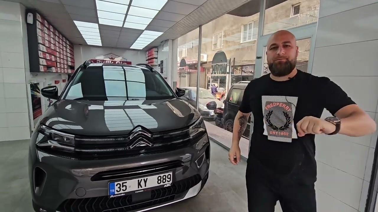 Citroen C5 Air Cross // LLumar Cam Filmi