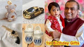 Mukesh Ambani Grandson 1st Birthday Expensive Gifts from Bollywood Celebrities and Family