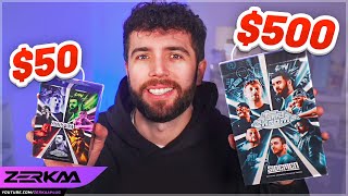 $50 vs $500 SIDEMEN CARDS