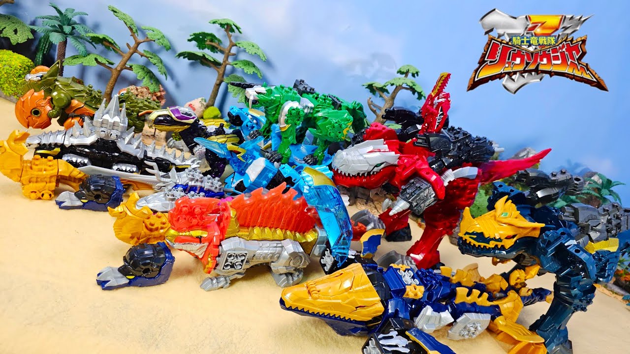 ALL DX Gattai Ryusoulger Stop Motion Combine 騎士竜戦隊リュウソウジャー ! Power Rangers Dino Fury