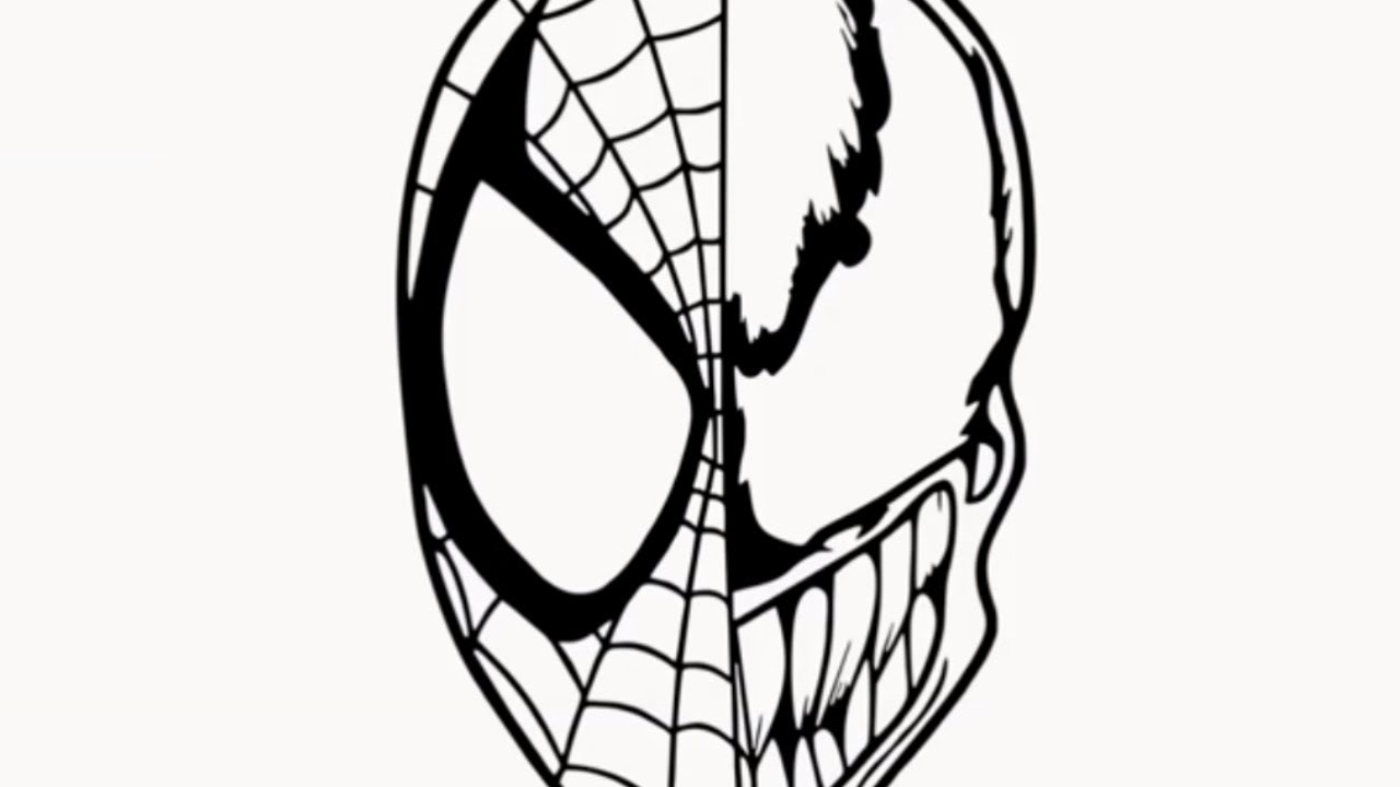 Como dibujar a Spider-Man vs Venon paso a paso - thptnganamst.edu.vn