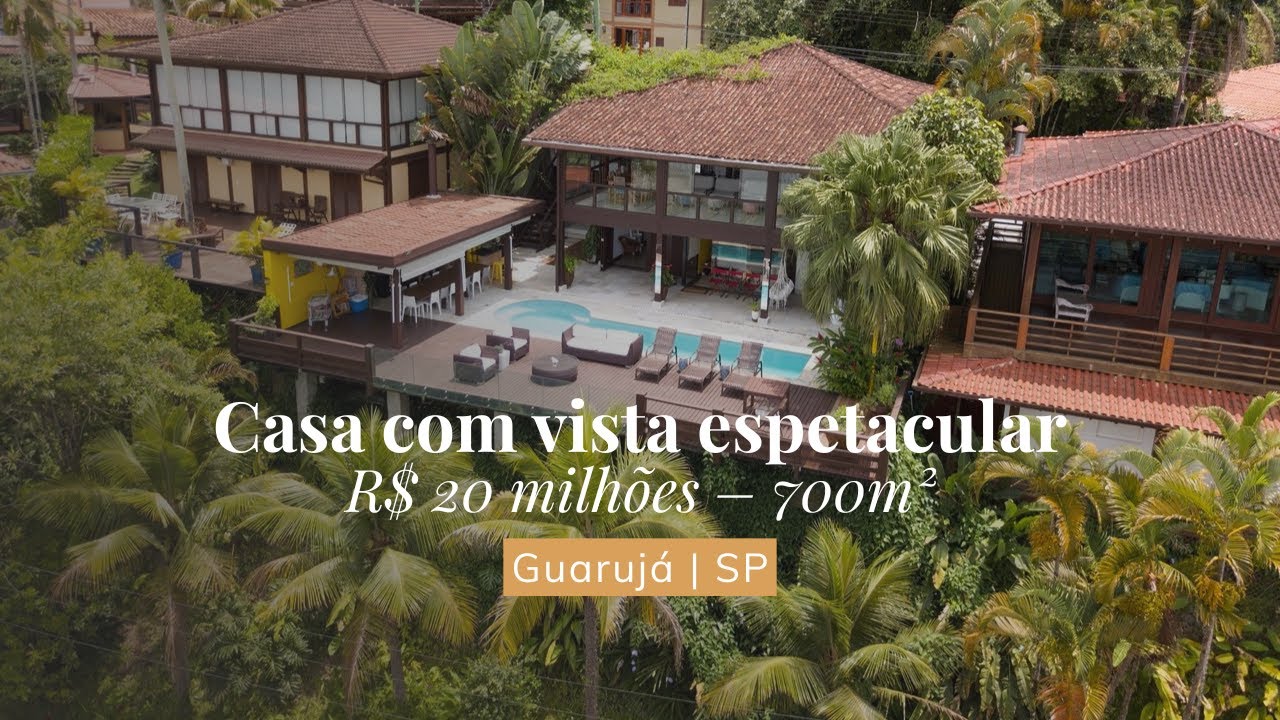 Casa com vista deslumbrante para Praia de Iporanga | Conheça a Vero 20