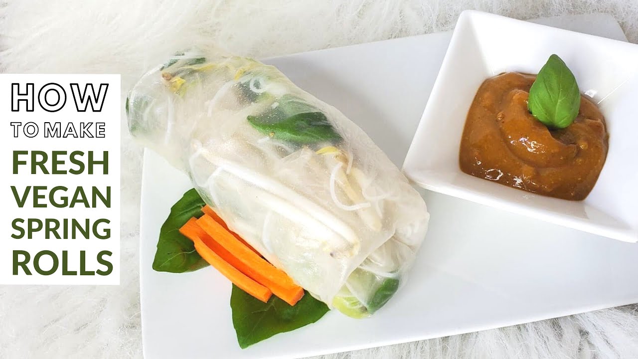 How To Make Fresh Vegan Spring Rolls - For Beginners | Blankita Lifestyles (Episode 9)