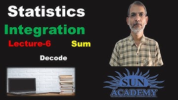 #Statistics | #Integration | Question Solved | S.Y.B.Com | By Sun Academy