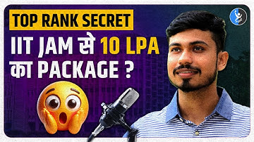 IIT JAM Mathematics Topper Interview - Strategy Revealed for 2025 exam