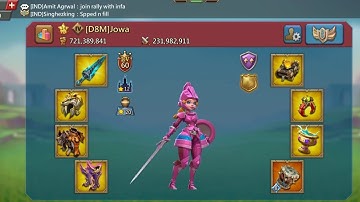 Lords mobile -  30m Troops killed || Super Hits by Singhezking ||  200K Gems Giveaway || IND