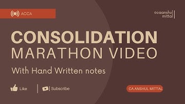 ACCA F7/FR || Consolidation Marathon Video || Introduction, CSOFP, CSOP&L ||