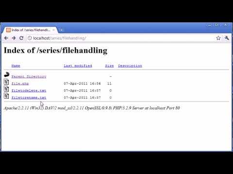 Beginner PHP Tutorial   85   File Handling Deleting and Renaming Files Part 1 ‏
