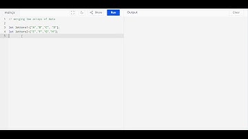 Day 6|  Merging Two arrays |  JavaScript | using Spread
