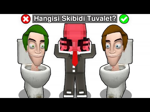 HANGİSİ GERÇEK SKİBİDİ TUVALET ❓ - Minecraft