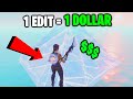 Giving The Fastest Editors 1 Dollar For Every Edit