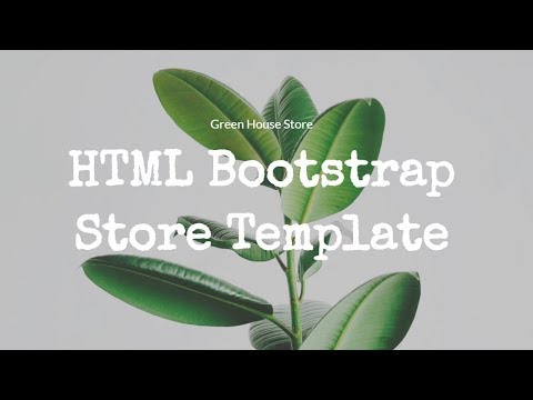 Bootstrap Store Template - Free HTML Website Templates