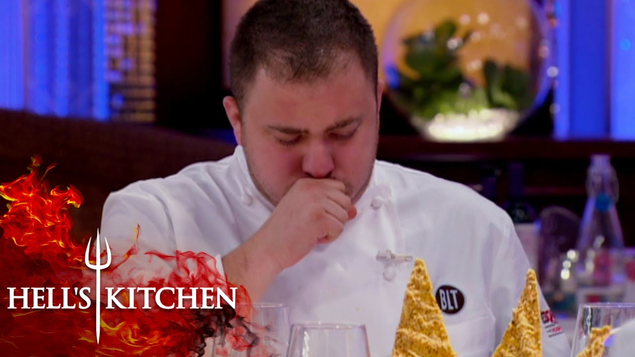 Hell's Kitchen Winner Paul Chokes On Food Hell's Kitchen YouTube
