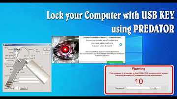 Lock your computer with USB KEY using Predator