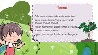 Lagu Tomat / Kelas 3 Tema 2