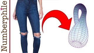 How to make a Klein Bottle from an old pair of jeans - Numberphile How to make a Klein Bottle from an old pair of jeans - Numberphile