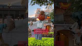 Pumpkins and Halloween decor in Magic Kingdom! #disneyworld #disney #disneyhalloween #halloween #wdw