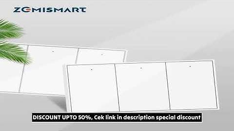 Zemismart Zigbee Push Wall Light Switches Work with Tuya Alexa Google