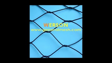 Generalmesh Large Outdoor Backyard Aviary  cage mesh constructed by stainless steel cable mesh