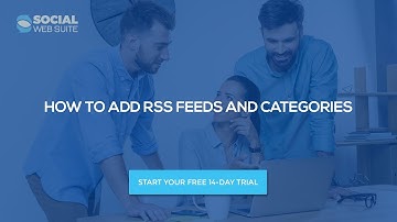 How to add RSS Feeds and categories