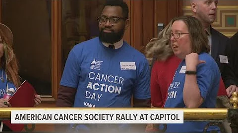 Cancer advocates urge lawmakers to cap medical debt interest rates at Iowa Capitol rally