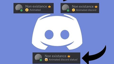 How to have an animated status in discord! (without better discord)