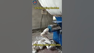 How an EPS Recycling Machine Turns Waste into Reusable Material