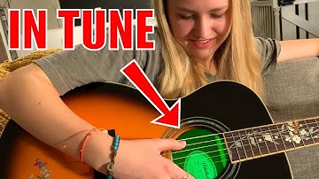 GLOWING Guitar Tuner (custom Arduino Guitar Tuner)