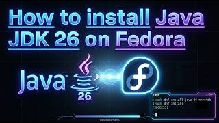 How to install Java 26 on Fedora