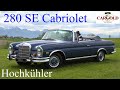 Mercedes 280 SE Cabriolet, 1969, Farbrarität: Dunkelblau Metallic, 1A Karosserie