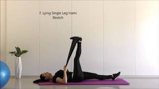 Resistance band stretches-STANDING edi lower body, Galeri disiarkan oleh  angelaquahh