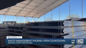 Construction underway at Phoenix Open