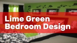 Lime Green Bedroom Design