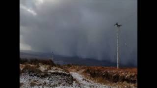 Snowstorm moving across Mayo
