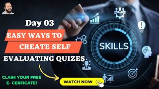 Day 3: Phase 1- Creating Self Evaluating Quizzes from Question Banks | #WebinarMonday | #LLAGT